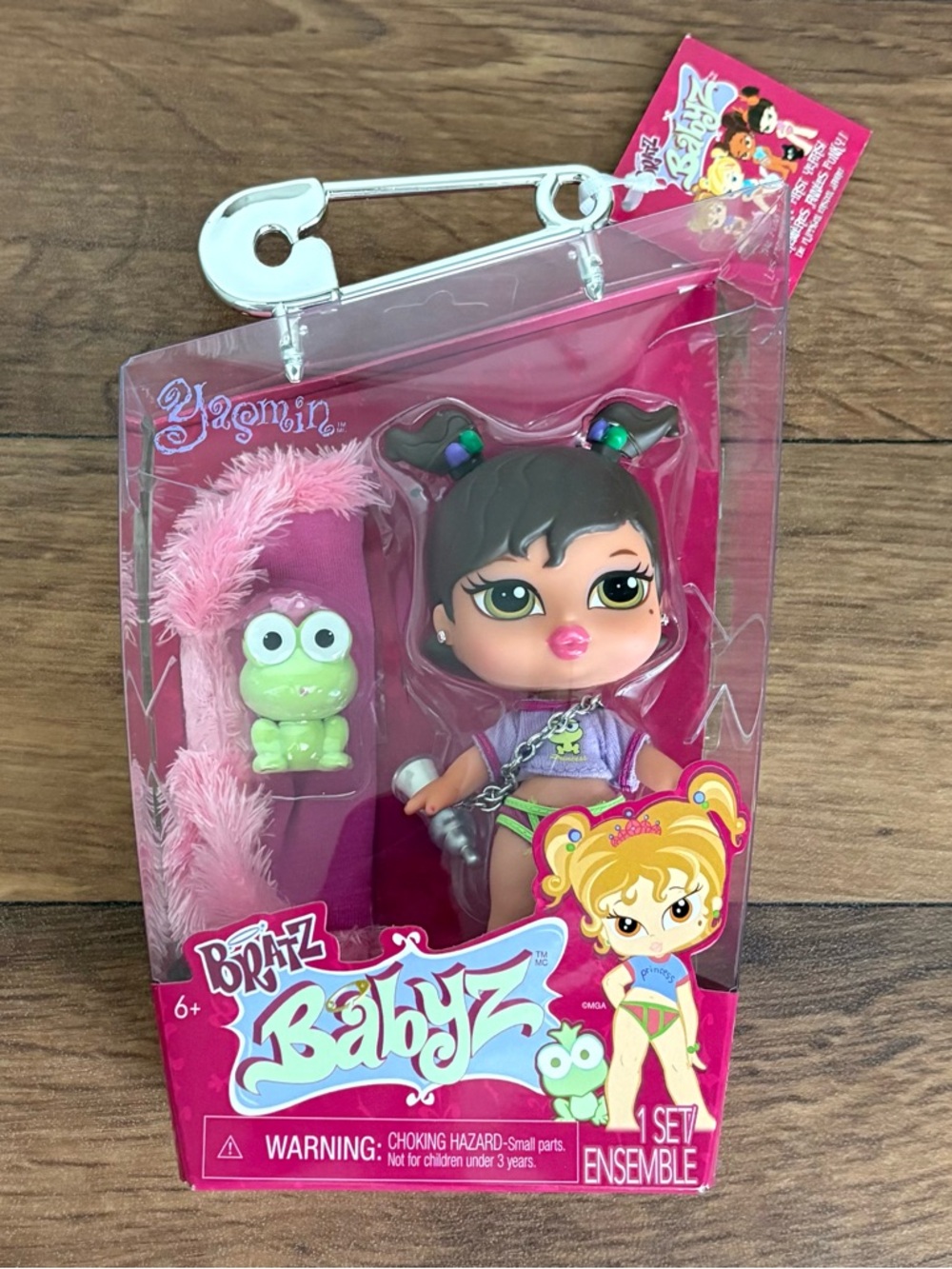 BRATZ Babyz YASMIN Pretty Princess Green Frog Bottle Fashion Doll New Y2K Icon